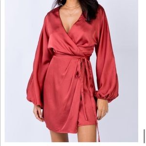 Princess poly wrap dress